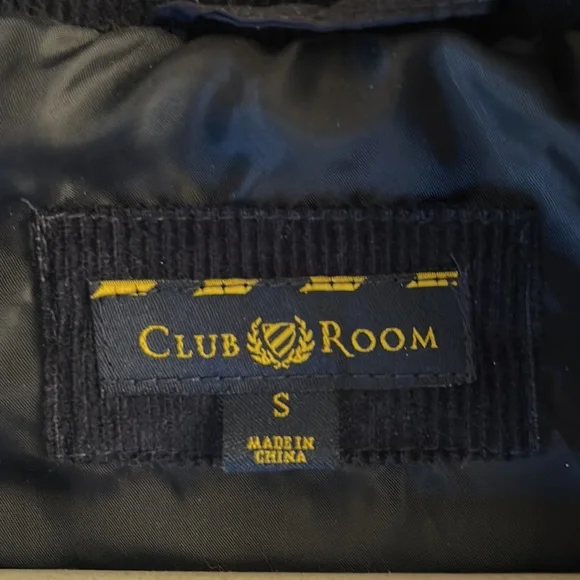 Club Room Quilted Navy Vest (S) - Only Worn Once! - Picture 4 of 5